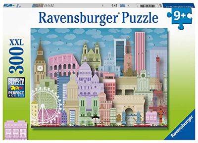 Ravensburger - Puzzle Bellezas de Europa, 300 Piezas XXL, Edad Recomendada 9+ Años