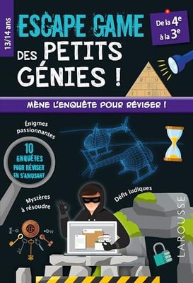 Escape game des petits génies - 4e-3e - Cahier de vacances