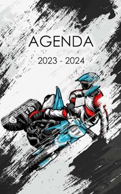 Agenda 2023-2024: Agenda Escolar o planificador dia por pagina Para estudiantes Primaria Colegio Secundaria | Diaria y semanalmente Septiembre 2023 a ... de organización para alumno estudiante