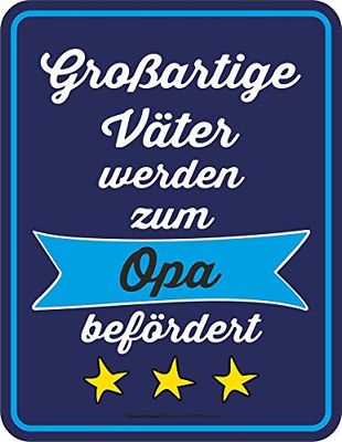 Grote vader metalen bord