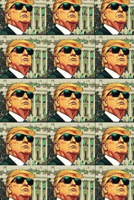 Trump Wearing Sunglasses In Front of White House: President Trump Looking Cool as He Returns To The White House as 47th President of The United ... Age MAGA Trump Supporter, 6" x 9" 120 pages