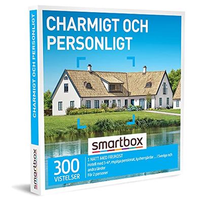 Smartbox - Charmigt och personligt - 300 vistelser - 1 natt med frukost för 2 personer - present till honom, present till henne