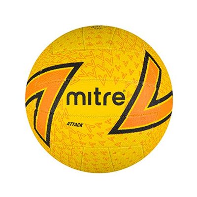 Mitre Attack Netball, Popular Style, Interactive Design, Soft-Touch, Blue, Pink, Black, Ball