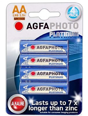 AgfaPhoto 110802589 Batteria, 4 Pezzi