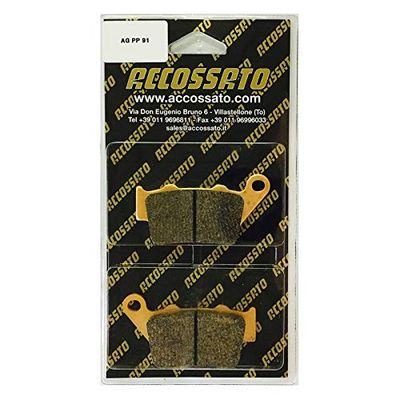 accossato agpp91or-p80328 Pastillas freno, Color Negro, Talla única