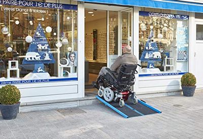 Mottez a380 C13 Rampa di accesso, Nero/Blu, 1.36 m