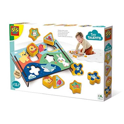 SES Creative- Puzzle clasificador de Formas, Multicolor, Talla única (13131)