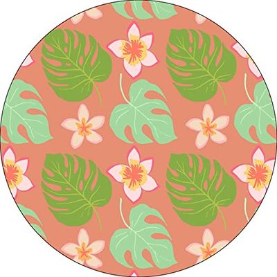 Bonateks, Round Digital Printed Mouse Pad, Non-Slip Base, for Office and Home, Diameter:22cm