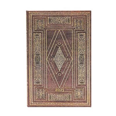 First Folio (Shakespeare’s Library) Mini 12-Month Verso Hardback Dayplanner 2025 (Elastic Band Closure)