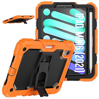 Stötsäkert fodral för Apple iPad Mini 4/5 skyddsfodral i silikonplast hybrid fodral med stativ