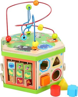 Small Foot Pequeño Pie Company 4244 - Habilidades motoras Cubos Safari: