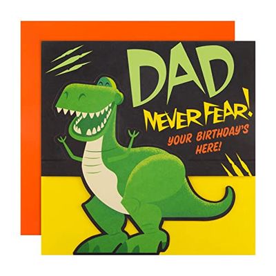 Hallmark Carte d'anniversaire pour papa – Disney Pixar Toy Story Rex