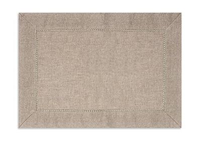 Excelsa Cottage Chemin de Table, Coton, 48 x 33 x 1 cm 48x33x1 cm Beige