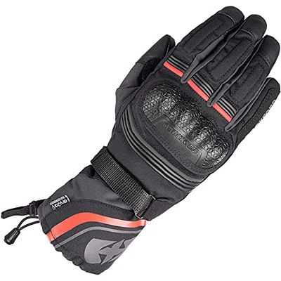 Oxford GM201103XL Montreal 4.0 Dry2Dry Motorcycle Gloves XL Black Grey Red