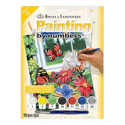 Royal & Langnickel Painting by Numbers A4 Size Butterflies Designed Painting Set