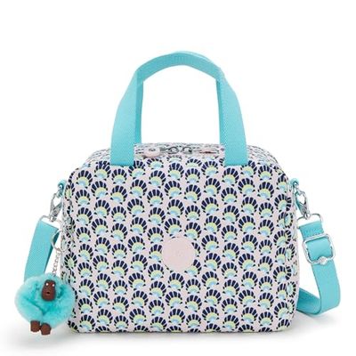 Kipling Miyo Duże Pudełko Na Lunch, Woreczki, Etui, Geo Shell (Niebieski)
