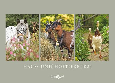 Landlust: House and Yard Animals 2024 Wall Calendar - Poster Calendar - Photography - Garden Calendar 62 x 45 cm