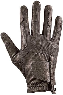 uvex ventraxion, guante de equitación flexible unisex, resistente al desgaste, ventilación óptima, brown, 7-8
