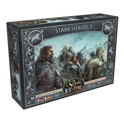 CMON | A Song of Ice & Fire – Helden van Haus Stark III | Uitbreiding | Tabletop | 2 spelers | Vanaf 14+ jaar | 45-60 minuten | Duits | meertalig