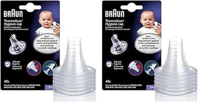 Braun Hygiene Cap, 40 caps (Lot de 2)
