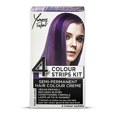 Stargazer Yummy Kit di strisce per tinta semi-permanenti, per capelli