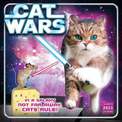 Cat Wars September 2022-December 2023 Calendar (WALL 16 MONTH)