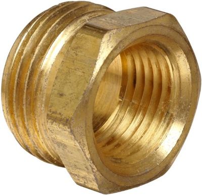 Anderson métaux Laiton Raccord de tuyau d'arrosage, connecteur, mâle GHT X femelle NPT, 3/4" Male Hose ID x 3/8" GHT Female, 1