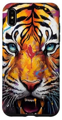 Carcasa para iPhone XS Max Tigre majestuoso: un encuentro vívido con depredadores