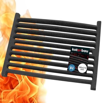 KOTARBAU Kamgaller 28 x 21 cm kamingaller askgaller galler galler ugnsgaller eldstad reservdelar tillbehör gjutgaller ugnsgaller grillspis fyrkantigt hörngaller