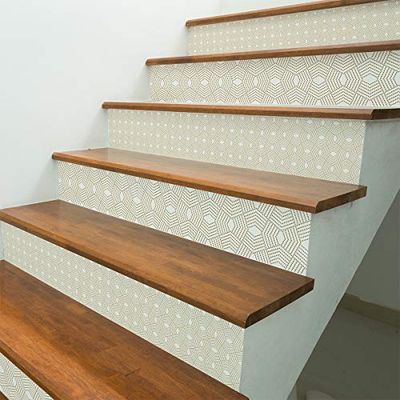 Azulejos Self-Adhesive Stair Sticker Tiles 15 x 105 cm 6 Strips
