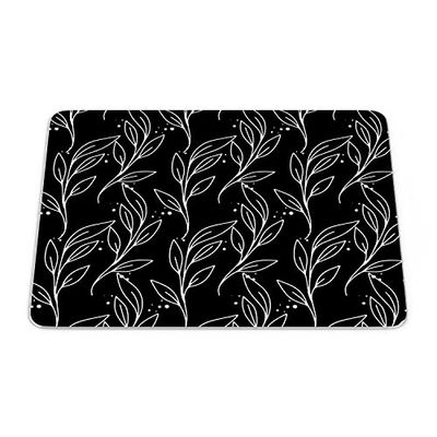 Bonamaison, Rechthoek Pop Art Digital bedrukte muismat, antislip onderkant, voor kantoor en thuis, grootte: 22x18 cm