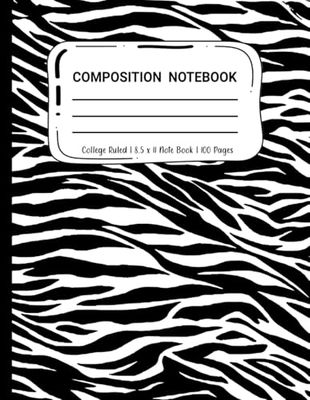 College Ruled Composition Notebook: 8.5" x 11", 100 Pages, Classic vintage Cover, Back to School Essentials