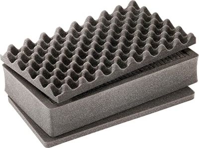 PELI 1485Airfs Set Schiuma Di Ricambio, Accessorio Per Valigia Air Originale, Compatibile Air 1485, Colore: Nero