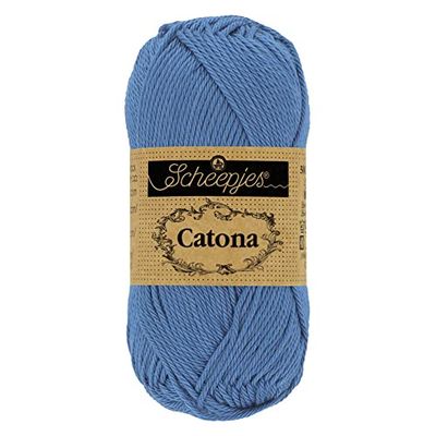 Scheepjes - Scheepjes Catona 261 Capri Blue Yarn - 10x50g