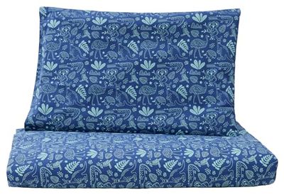 loud + proud Parure de lit pour Enfant en Jersey de Coton Bio 100 x 135 cm, taie d'oreiller 40 x 60 cm, certifié GOTS
