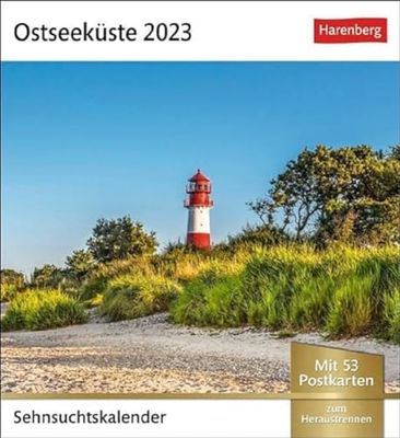 Baltic Sea Coast Longing Calendar 2023: Weekly Calendar with 53 Postcards