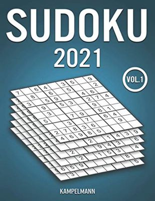 Sudoku 2021: 200 sudoku facile pour adulte 2021 - avec solutions Vol 1
