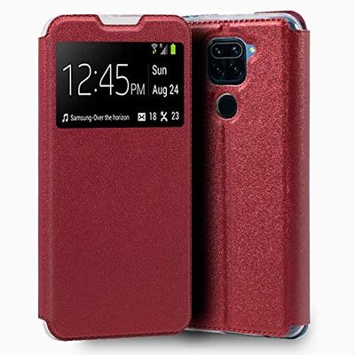 Cool Flip Cover voor Xiaomi Redmi Note 9, glad, rood