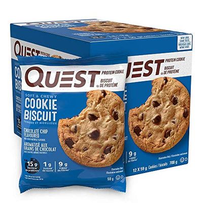 Quest Cookie, Chocolate Chip, 12/Box