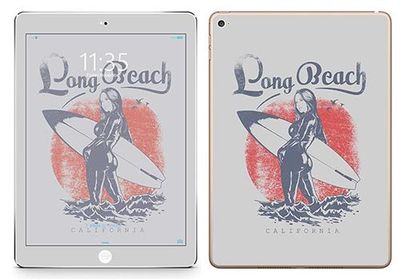 Royal väggtatuering RS. 102255 självhäftande för iPad Air 2, motiv Long Beach