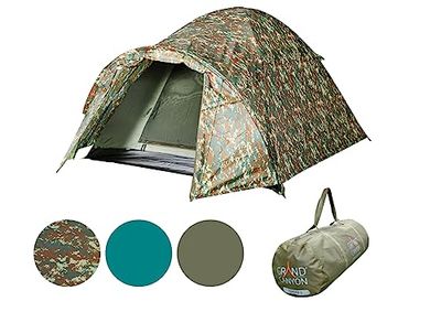 Grand Canyon Topeka 2 Camouflage Tienda, Adultos Unisex, Camoflage, Talla única
