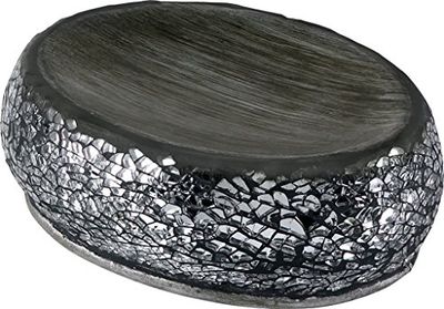 Gedy - PORTE SAVON GRIS ARGENT MYOSOTIS - Gedy - G-MY117300300