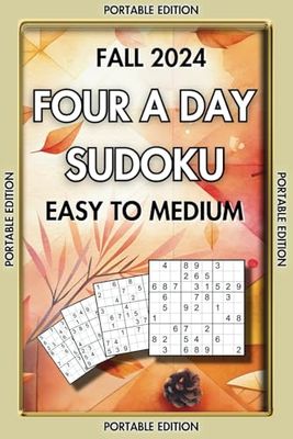 Fall 2024 Portable Easy to Medium Four-A-Day Sudoku