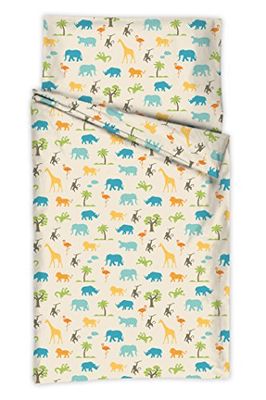 Kindertraum 5217012 kinderbeddengoed, jungle, design 170, 40 x 60 cm en 100 x 135 cm