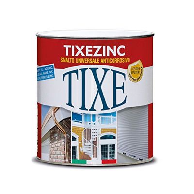 TIXE Vernice per Lamiera Zincata – Smalto Protettivo Anticorrosione per Superfici Esterne, Avorio 750 ml