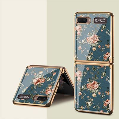 MingMing Etui do Samsung Galaxy Z Flip Hardcase Odporne NA uderzenia etui ochronne PC szkæo hartowane, ultracienkie etui NA telefoon comórkowy do Samsung Galaxy Z Flip, 004