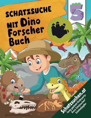 Dinosaurier-Schatzsuche mit Dinoforscherbuch Kindergeburtstag Spiel ab 5 Jahren: Begebt euch mit dem Dinoforscherausweis auf eine spannende Dinosaurierausgrabung! (Bravo Schatzsuche)