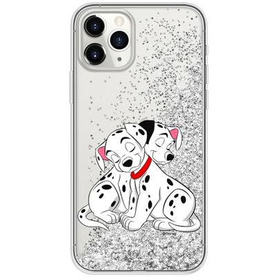 ERT GROUP Funda para teléfono móvil Apple iPhone 11 Pro MAX Original y con Licencia Oficial de Disney con diseño Dalmatians 005, con Efecto desbordante de Purpurina