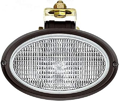 HELLA 1GA 996 561-007 Halogen-Worklight - Oval 100 - 12V - mounting/Bolted - Suspended/Swivelling Mounting Bracket - Short distance lighting - Plug: Protected contact plug