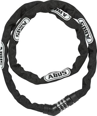 ABUS Steel-O-Chain 4804C cadeado de corrente - Cadeado de combinação de aço especial - nível de segurança 3 - 110 cm - preto